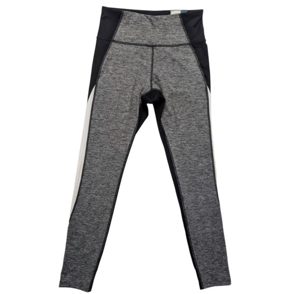 NWT Tek Gear Leggings Women Medium Mineral Black High Rise Colorblock WT13A500RB